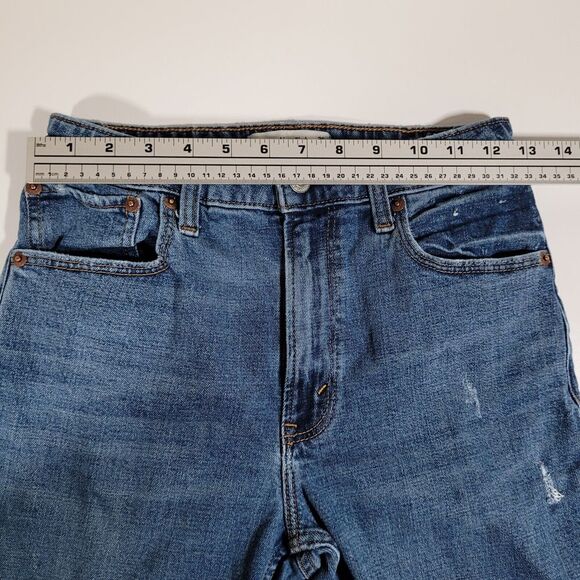 Abercrombie and Fitch Curve Love The Skinny High Rise Jeans Size 26x26 1/2 - Picture 4 of 11